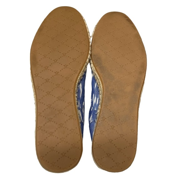 Johnston & Murphy Denim Ikat Espadrille Flats 10M - Picture 5 of 8